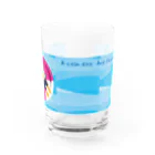 mapechiのトラネコしまお、うみへ Water Glass :front