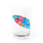 futaba_npoの潜るくじら Water Glass :front