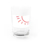 Croissant　partyの太陽グラス Water Glass :front