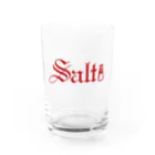 LONESOME TYPE ススのSALT (RED) Water Glass :front