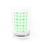 へたへたの曲線入り Water Glass :front