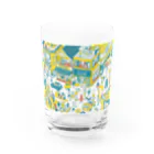 ひげもちのっぽのRomance Water Glass :front