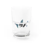 めかぶ商店のサメの骨格 Water Glass :front