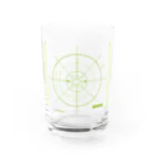 kimchinのターゲット　ロックオン！ Water Glass :front