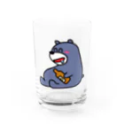 某たっちゃんの店のビアベア君 Water Glass :front