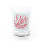 ピッチーの芍薬 peony Water Glass :front