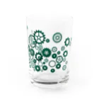 なみなみ・しずかのハグルマグリーン Water Glass :front