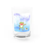 クリスマスのつゆいり Water Glass :front