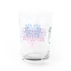 BUNCHOBOXのあじさい文鳥さん Water Glass :front