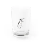 あすなろのオキャットさん Water Glass :front