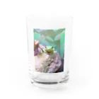 kopanの虹の世界のご利益があるカエルさん Water Glass :front