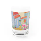 水彩屋の南フランス風 Water Glass :front