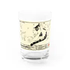 サヤマネコ suzuri店のミダシナミ Water Glass :front