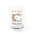 ユウィズのうさぎVSくま・バックドロップ Water Glass :front