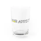 BEER ADDICT(ビール中毒）のBEER ADDICT Water Glass :front