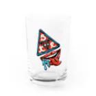 Snow King Ramping officialのTriangle manグッズ Water Glass :front