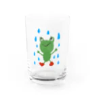 madooonの雨がだいすきカエルくん グラス前面