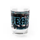 (株)えくぼの[BLUECAVEロゴ] Water Glass :front