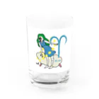 change-the-world4949のzodiac sign -aries- Water Glass :front