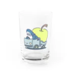 サメ わりとおもいの巨大梨を収穫したサメ Water Glass :front