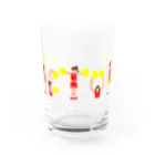 のぐちさきのVICTORY（赤) Water Glass :front