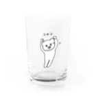 AOLのこあら耳ねこの鳴き声 Water Glass :front