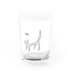 cat?のcat? Water Glass :front