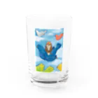 マルポレランドのわたしの青い鳥 Water Glass :front