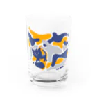 MIX SHOPのカモフラ×ネコ(キジトラ) Water Glass :front