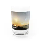 水彩屋のSunset Water Glass :front