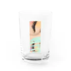 Ｍ✧Ｌｏｖｅｌｏ（エム・ラヴロ）の赤いくちびる💋（縦） Water Glass :front