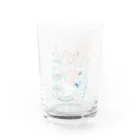 深夜まーけっと SUZURI店の水を得た魚ちゃん Water Glass :front