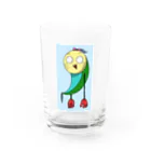 パーシモン工房のデデンくん Water Glass :front