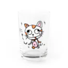 Koukichi_Tのお店の🐈バカネコ / にゃ～ん Water Glass :front