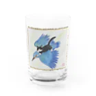 shimaneko megumi（しま猫めぐみ）の空飛ぶアヲジ Water Glass :front