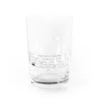 のんびりCafeの布屋さんの夜の散歩道 Water Glass :front