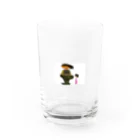 チャレンジャーニシヤマショップの汚太郎と瑠璃子 Water Glass :front