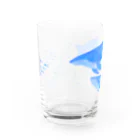 ほわぽよ。のクジラ Water Glass :front