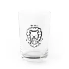 うさぎ湯直売所のライオン蛇口 Water Glass :front