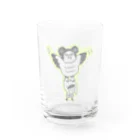 あやさんの色の薄いカンムリクマタカ Water Glass :front