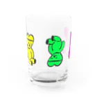 くまくま。ショップのくまくま。グミゴールドベア Water Glass :front