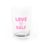 Girly*hガーリーエイチのLOVE GOLF Water Glass :front