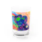 TONA1045の宇宙鳥 Water Glass :front