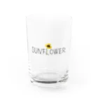 TAKKMAN shopのSUNFLOWER(向日葵) Water Glass :front