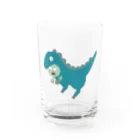 ゾンビDEATHの恐竜ゾンビ Water Glass :front