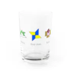 nigatufutukaの折り紙 シュリケン Water Glass :front