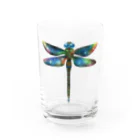 Botanical STUDIOの"T"  Wonderalphabet Water Glass :front