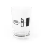 かえるのてぶくろのデジタルの進化 Water Glass :front