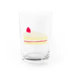 レモンスカッシュの泡のショートケーキ Water Glass :front