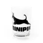 ミニピン クラブ minipin clubのminipin jump Water Glass :front